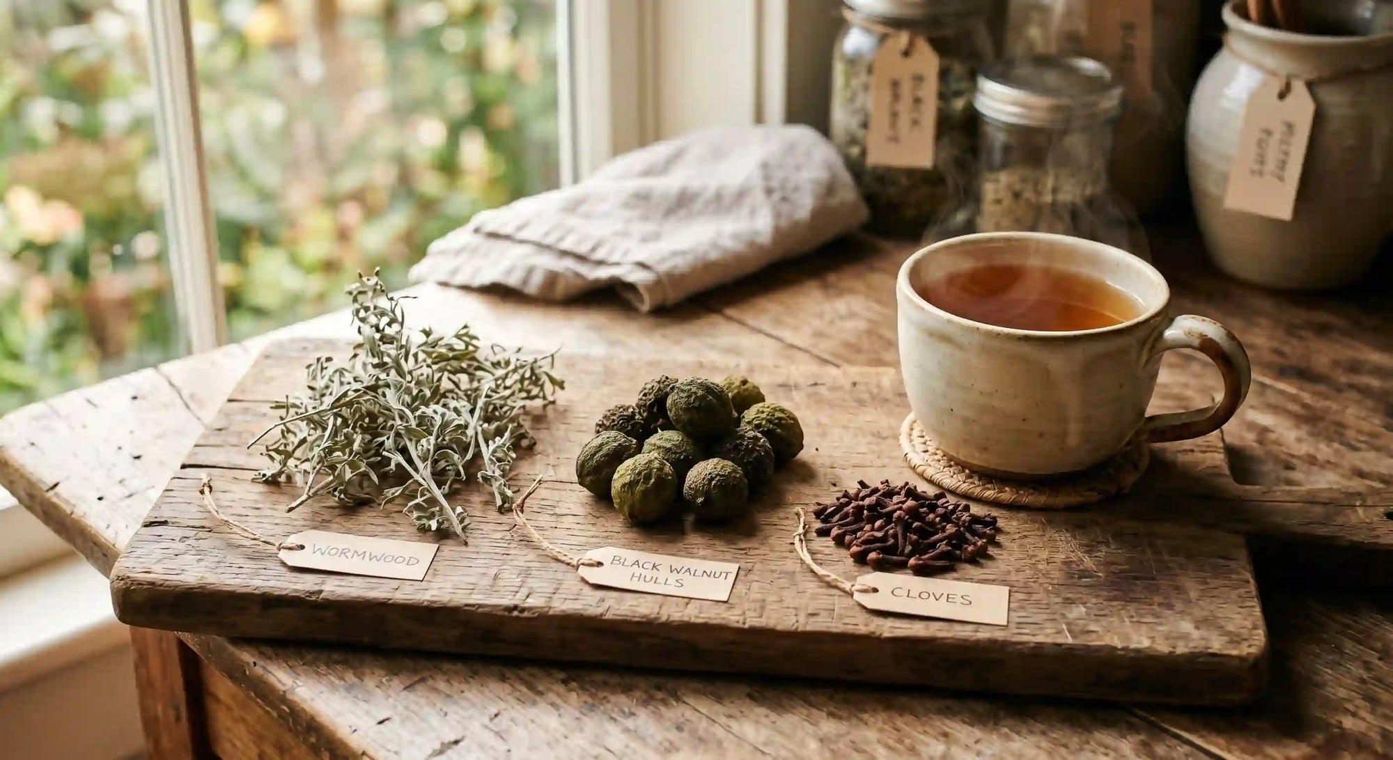 Traditional Parasite Cleanse Tea: The Wormwood, Black Walnut and Clove Recipe