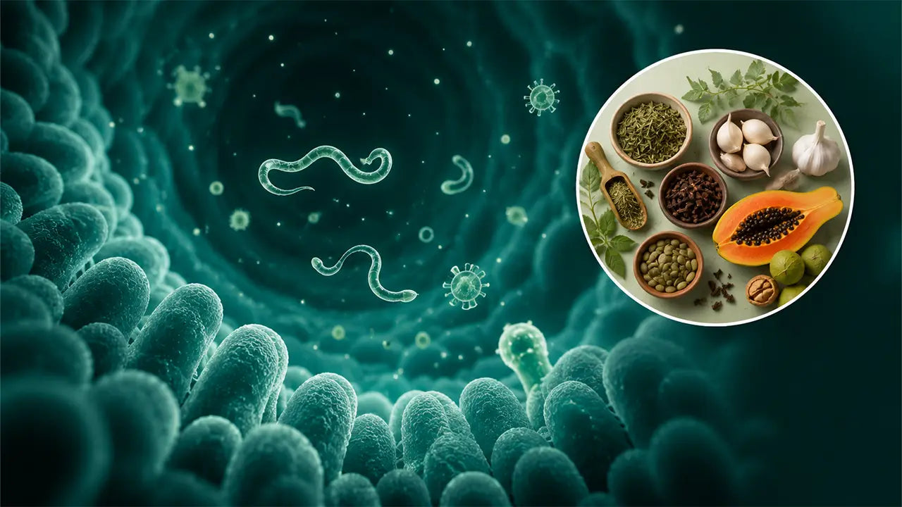 How to get rid of intestinal parasites naturally feature image