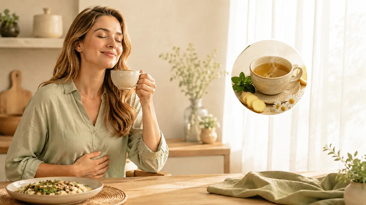 Home remedies for indigestion that beat the bloat naturally feature image