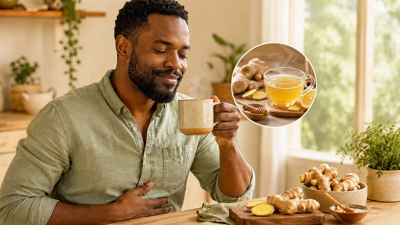 Beat bloating fast with ginger tea for indigestion feature image