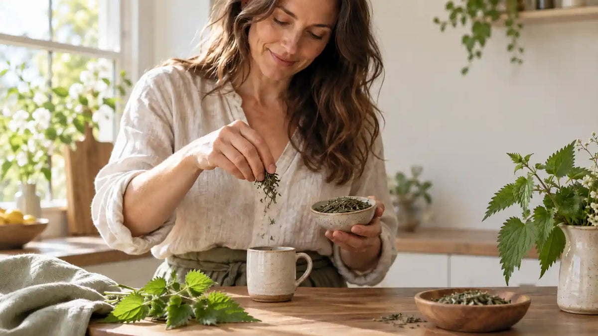 Nettle tea benefits a mineral rich spring tonic feature image
