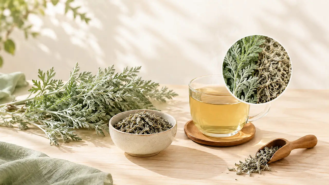 Wormwood herb benefits feature image